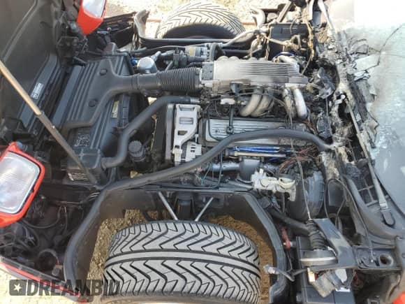 1987 Chevrolet Corvette with VIN 1G1YY3187H5124758, listed as a Copart auction lot 68829344 with Not provided miles and Non repairable. Bid and sale history available at DreamBid. Image 11.