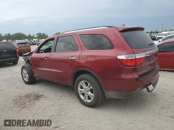 ✅ 2013 Dodge Durango Crew • VIN: 1C4RDJDG6DC691337 • Lot: 61089745. Listed on Copart with 129,089 mi. Free auction sales archive from the USA and detailed vehicle history report at DreamBid. Image 2.