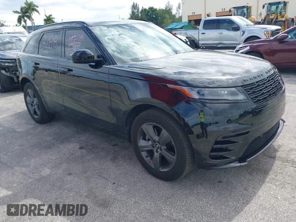 ✅ 2025 Land Rover Range Rover Velar Dynamic SE • VIN: SALYL2EX1SA395470 • Lot: 43614566. Listed on IAAI with 36,677 mi. Free auction sales archive from the USA and detailed vehicle history report at DreamBid. Image 1.