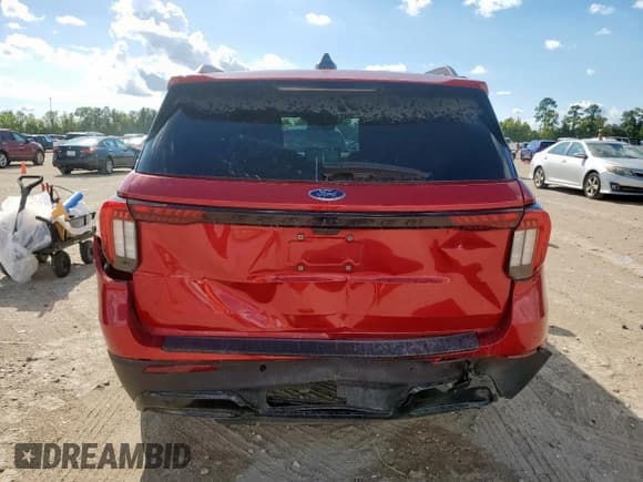 ✅ 2025 Ford Explorer ST-Line • VIN: 1FMUK7KH0SGA91669 • Lot: 72014705. Listed on Copart with 7,424 mi. Free auction sales archive from the USA and detailed vehicle history report at DreamBid. Image 6.