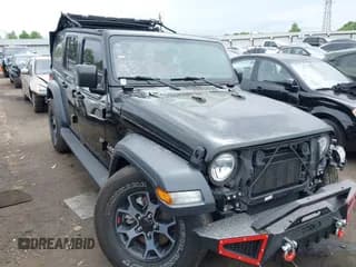 ✅ 2018 Jeep Wrangler Unlimited Sport S • VIN: 1C4HJXDN0JW238525 • Lot: 42166934. Listed on IAAI with 67,986 mi. Free auction sales archive from the USA and detailed vehicle history report at DreamBid. Image 1.