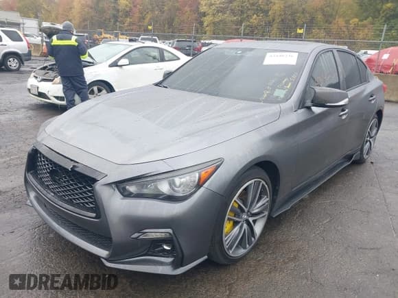 ✅ 2020 Infiniti Q50 Luxe • VIN: JN1EV7AP3LM204464 • Lot: 43440236. Wystawiony na IAAI z przebiegiem 90 431 mil. Bezpłatny archiwum sprzedaży aukcyjnych z USA i szczegółowy raport historii pojazdu na DreamBid. Zdjęcie 2.
