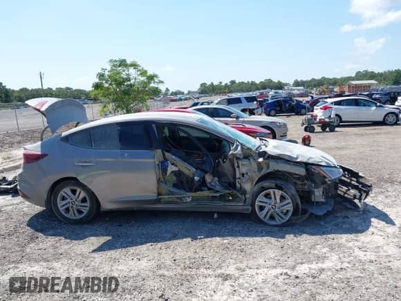 2020 Hyundai Elantra SEL with VIN KMHD84LF4LU078128, listed as a IAAI auction lot 43265845 with 55,319 mi miles and . Bid and sale history available at DreamBid. Image 14.