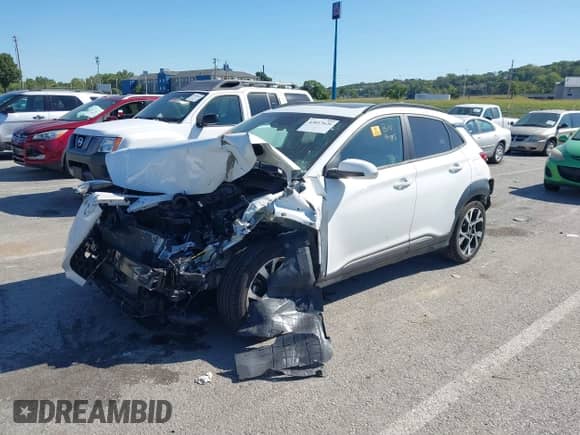 2023 Hyundai Kona Limited with VIN KM8K53A36PU934537, listed as a IAAI auction lot 43057626 with 45,217 mi miles and . Bid and sale history available at DreamBid. Image 2.