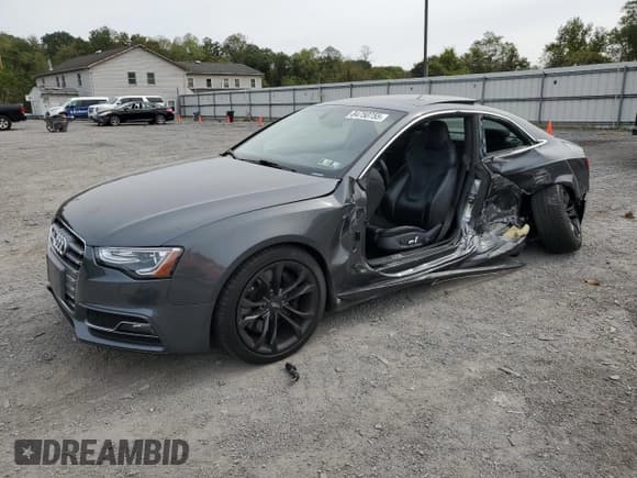✅ 2017 Audi S5 • VIN: WAUC4AFR9HA001356 • Lot: 84750755. Listed on Copart with 79,242 mi. Free auction sales archive from the USA and detailed vehicle history report at DreamBid. Image 1.