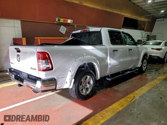 ✅ 2023 Ram 1500 Lone Star • VIN: 1C6SRFMT5PN535691 • Lot: 95516585. Listed on Copart with 83,654 mi. Free auction sales archive from the USA and detailed vehicle history report at DreamBid. Image 3.