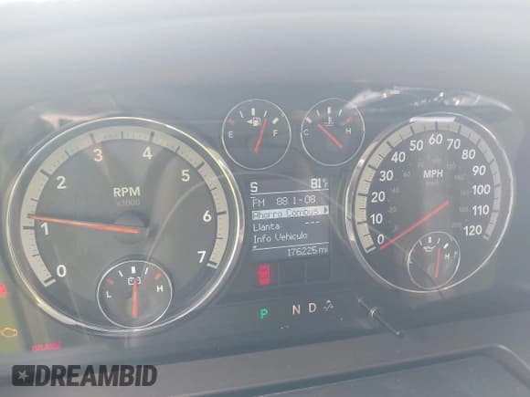 ✅ 2011 Ram 1500 Sport • VIN: 1D7RV1CT4BS573307 • Lot: 42113159. Listed on IAAI with 176,225 mi. Free auction sales archive from the USA and detailed vehicle history report at DreamBid. Image 7.