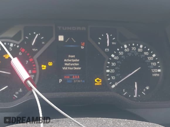 ✅ 2022 Toyota Tundra Limited • VIN: 5TFJA5AB1NX010095 • Lot: 43626865. Listed on IAAI with 37,361 mi. Free auction sales archive from the USA and detailed vehicle history report at DreamBid. Image 15.