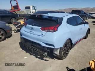 2022 Hyundai Veloster с VIN KMHT36AH1NU014609, выставлен на аукционе Copart как лот 47608764 с пробегом 10 817 миль миль и . История ставок и продаж доступна на DreamBid. Изображение 3.