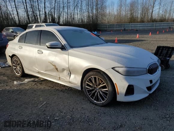 ✅ 2024 BMW 3 Series 330i xDrive • VIN: 3MW89FF07R8D83454 • Lot: 88663935. Listed on Copart with 24,493 mi. Free auction sales archive from the USA and detailed vehicle history report at DreamBid. Image 4.