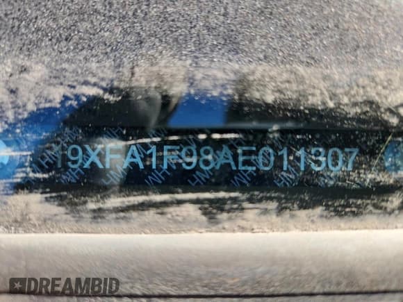 ✅ 2010 Honda Civic EX-L • VIN: 19XFA1F98AE011307 • Lot: 87236985. Wystawiony na Copart z przebiegiem Nie podano. Bezpłatny archiwum sprzedaży aukcyjnych z USA i szczegółowy raport historii pojazdu na DreamBid. Zdjęcie 12.