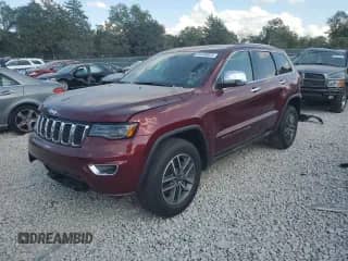 2022 Jeep Grand Cherokee Limited with VIN 1C4RJFBGXNC122808, listed as a Copart auction lot 81448925 with 39,252 mi miles and Salvage title. Bid and sale history available at DreamBid. Image 1.