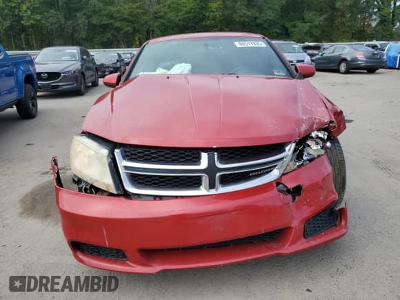 ✅ 2012 Dodge Avenger SXT • VIN: 1C3CDZCB2CN156202 • Lot: 80517835. Listed on Copart with 189,876 mi. Free auction sales archive from the USA and detailed vehicle history report at DreamBid. Image 5.