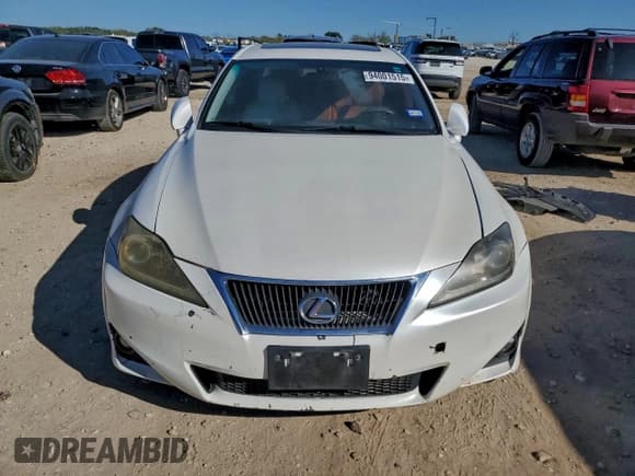 ✅ 2012 Lexus IS 250 • VIN: JTHBF5C25C5168000 • Lot: 94001515. Listed on Copart with 251,441 mi. Free auction sales archive from the USA and detailed vehicle history report at DreamBid. Image 5.