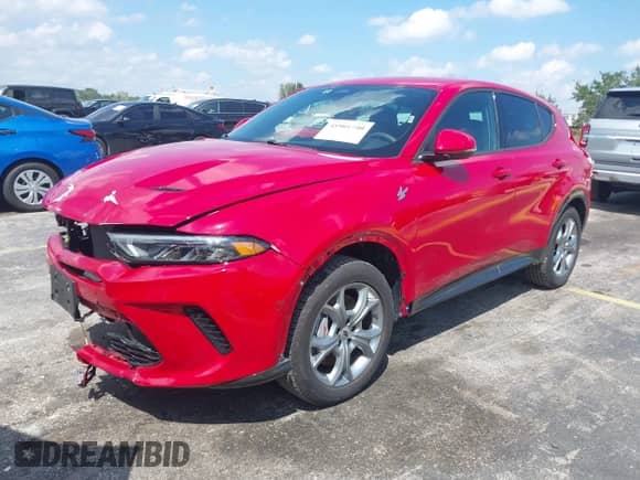 2024 Dodge Hornet R/T with VIN ZACPDFCW5R3A14514, listed as a IAAI auction lot 41901740 with 15,718 mi miles and . Bid and sale history available at DreamBid. Image 2.