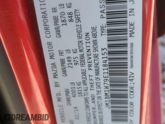 ✅ 2014 Mazda 3 i Grand Touring • VIN: JM1BM1W79E1184153 • Lot: 86245265. Wystawiony na Copart z przebiegiem 110 760 mil. Bezpłatny archiwum sprzedaży aukcyjnych z USA i szczegółowy raport historii pojazdu na DreamBid. Zdjęcie 12.