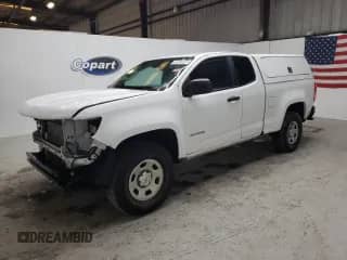 2019 Chevrolet Colorado 2WD Work Truck with VIN 1GCHSBEA6K1248115, listed as a Copart auction lot 89853045 with 96,639 mi miles and Clean title. Bid and sale history available at DreamBid. Image 1.
