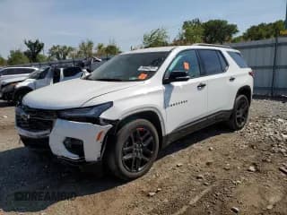 ✅ 2023 Chevrolet Traverse Premier • VIN: 1GNEVKKW2PJ245110 • Lot: 80883465. Wystawiony na Copart z przebiegiem Nie podano. Bezpłatny archiwum sprzedaży aukcyjnych z USA i szczegółowy raport historii pojazdu na DreamBid. Zdjęcie 1.