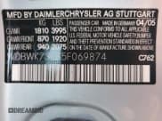 ✅ 2005 Mercedes-Benz SLK AMG • VIN: WDBWK73F85F069874 • Lot: 48748865. Wystawiony na Copart z przebiegiem 79 391 mil. Bezpłatny archiwum sprzedaży aukcyjnych z USA i szczegółowy raport historii pojazdu na DreamBid. Zdjęcie 12.