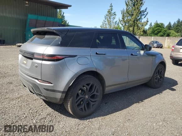✅ 2020 Land Rover Range Rover Evoque R-Dynamic SE • VIN: SALZL2GX5LH075272 • Lot: 59595775. Listed on Copart with 36,560 mi. Free auction sales archive from the USA and detailed vehicle history report at DreamBid. Image 3.