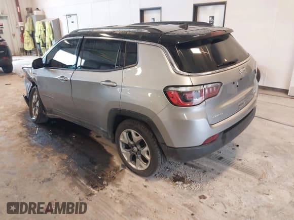 ✅ 2020 Jeep Compass Limited • VIN: 3C4NJDCB9LT221711 • Lot: 42971876. Listed on IAAI with 44,644 mi. Free auction sales archive from the USA and detailed vehicle history report at DreamBid. Image 3.
