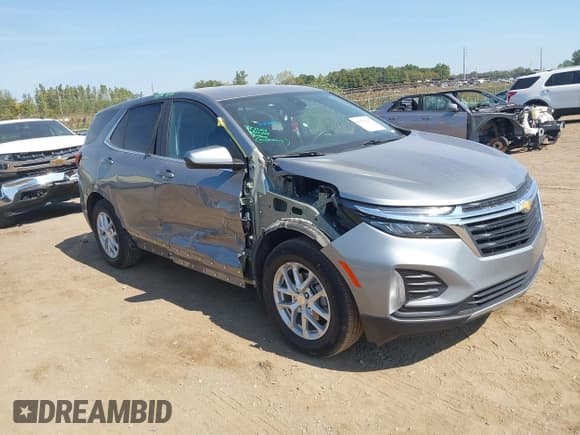 ✅ 2024 Chevrolet Equinox LT • VIN: 3GNAXKEG9RS239626 • Лот: 43224200. Опубликован ранее на IAAI с пробегом 12 200 миль. Бесплатный доступ к архиву аукционных продаж из США и подробный отчёт об истории автомобиля на DreamBid. Изображение 1.