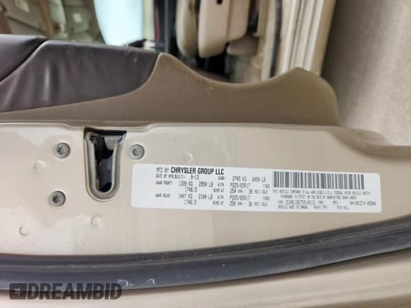 ✅ 2014 Chrysler Town & Country Touring • VIN: 2C4RC1BG7ER149131 • Лот: 90408095. Опубликован ранее на Copart с пробегом 177 948 миль. Бесплатный доступ к архиву аукционных продаж из США и подробный отчёт об истории автомобиля на DreamBid. Изображение 12.