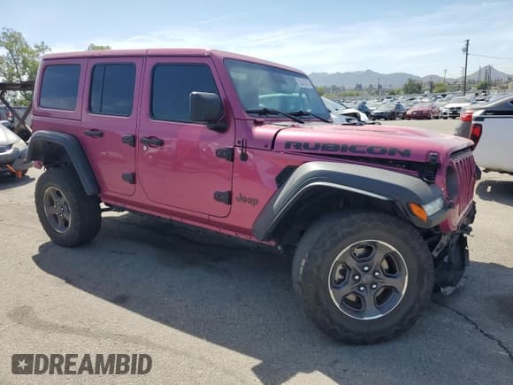 ✅ 2021 Jeep Wrangler Unlimited Rubicon • VIN: 1C4JJXFG2MW854005 • Lot: 52245075. Listed on Copart with 41,093 mi. Free auction sales archive from the USA and detailed vehicle history report at DreamBid. Image 4.