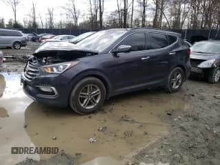 ✅ 2017 Hyundai Santa Fe 2.4L • VIN: 5XYZU3LB0HG490942 • Лот: 45930924. Опубликован ранее на Copart с пробегом 87 356 миль. Бесплатный доступ к архиву аукционных продаж из США и подробный отчёт об истории автомобиля на DreamBid. Изображение 1.