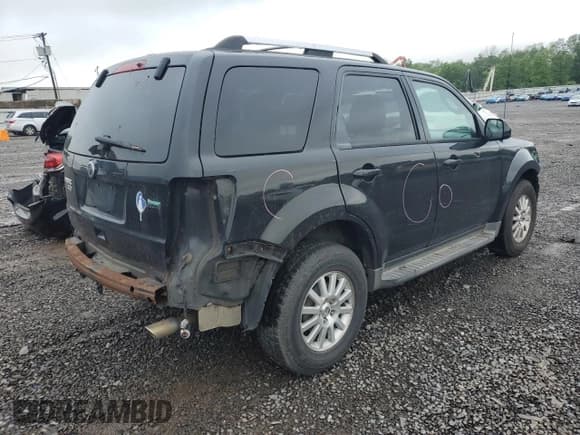 ✅ 2011 Mercury Mariner Premier • VIN: 4M2CN9HG1BKJ00209 • Lot: 57016475. Listed on Copart with 224,019 mi. Free auction sales archive from the USA and detailed vehicle history report at DreamBid. Image 3.
