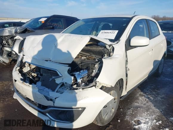 ✅ 2019 Mitsubishi Mirage ES • VIN: ML32A3HJ7KH011220 • Lot: 43806921. Listed on IAAI with 118,940 mi. Free auction sales archive from the USA and detailed vehicle history report at DreamBid. Image 6.