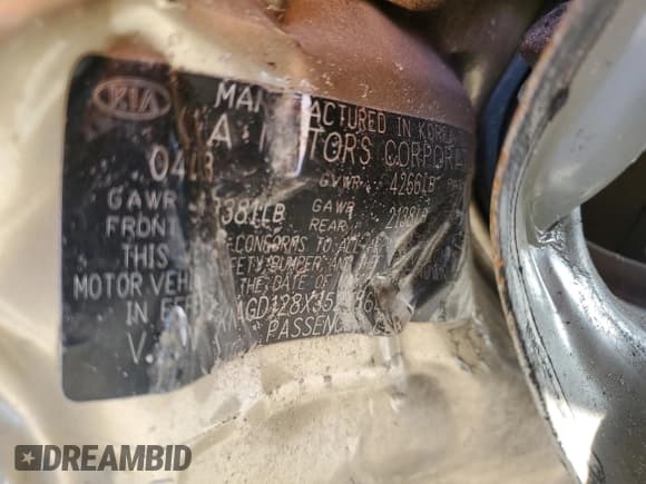 ✅ 2003 Kia Optima LX • VIN: KNAGD128X35248644 • Лот: 75536844. Опубликован ранее на Copart с пробегом 146 691 миль. Бесплатный доступ к архиву аукционных продаж из США и подробный отчёт об истории автомобиля на DreamBid. Изображение 13.