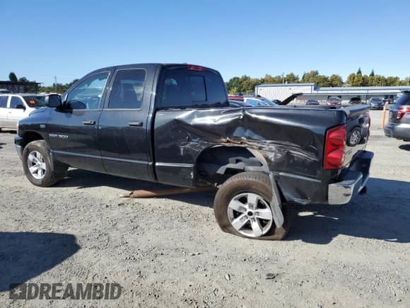 2007 Dodge 1500 SLT z VIN 1D7HU18247S276298, wystawiony jako Copart lot #86115125 z przebiegiem 161 490 mil mil oraz Szkoda całkowita • Salvage title. Historia ofert i sprzedaży dostępna na DreamBid. Obrazek 2.
