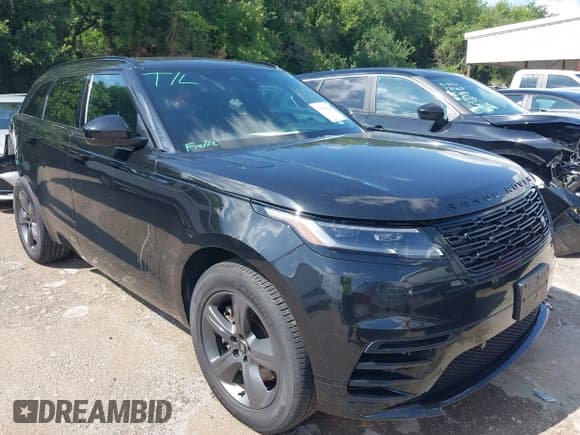 ✅ 2025 Land Rover Range Rover Velar Dynamic SE • VIN: SALYL2EX4SA398296 • Lot: 42346810. Listed on IAAI with 29,485 mi. Free auction sales archive from the USA and detailed vehicle history report at DreamBid. Image 1.