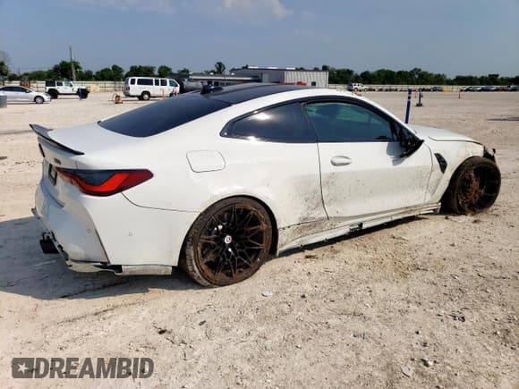 ✅ 2023 BMW M4 Competition • VIN: WBS33AZ01PCL73739 • Лот: 57177075. Опубликован ранее на Copart с пробегом 13 733 миль. Бесплатный доступ к архиву аукционных продаж из США и подробный отчёт об истории автомобиля на DreamBid. Изображение 3.