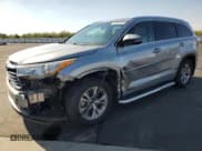 ✅ 2015 Toyota Highlander XLE • VIN: 5TDJKRFH9FS187325 • Lot: 86814425. Listed on Copart with 98,057 mi. Free auction sales archive from the USA and detailed vehicle history report at DreamBid. Image 1.
