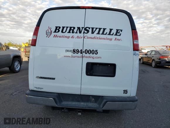 ✅ 2020 Chevrolet Express Cargo • VIN: 1GCWGAFG0L1242415 • Lot: 85867125. Listed on Copart with Not provided. Free auction sales archive from the USA and detailed vehicle history report at DreamBid. Image 6.