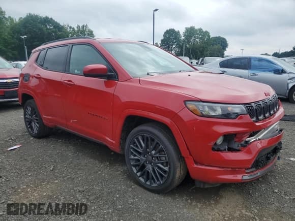 ✅ 2023 Jeep Compass (RED) Edition • VIN: 3C4NJDCN0PT557702 • Лот: 59964905. Опубликован ранее на Copart с пробегом 41 321 миль. Бесплатный доступ к архиву аукционных продаж из США и подробный отчёт об истории автомобиля на DreamBid. Изображение 4.