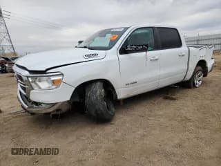 ✅ 2021 Ram 1500 Big Horn • VIN: 1C6SRFFM4MN666774 • Лот: 92530145. Опубликован ранее на Copart с пробегом 99 113 миль. Бесплатный доступ к архиву аукционных продаж из США и подробный отчёт об истории автомобиля на DreamBid. Изображение 1.