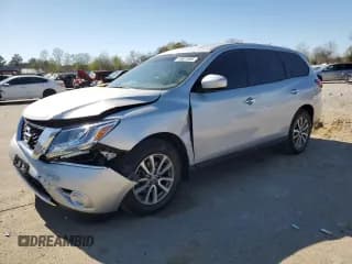 ✅ 2014 Nissan Pathfinder S • VIN: 5N1AR2MN5EC705552 • Lot: 49821995. Listed on Copart with 174,285 mi. Free auction sales archive from the USA and detailed vehicle history report at DreamBid. Image 1.