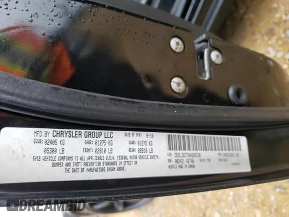 ✅ 2010 Dodge Challenger R/T Classic • VIN: 2B3CJ5DT5AH282338 • Lot: 52300954. Wystawiony na Copart z przebiegiem 98 796 mil. Bezpłatny archiwum sprzedaży aukcyjnych z USA i szczegółowy raport historii pojazdu na DreamBid. Zdjęcie 12.