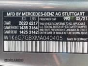 ✅ 2021 Mercedes-Benz S 580 • VIN: W1K6G7GBXMA040405 • Lot: 42965156. Wystawiony na IAAI z przebiegiem 38 370 mil. Bezpłatny archiwum sprzedaży aukcyjnych z USA i szczegółowy raport historii pojazdu na DreamBid. Zdjęcie 9.