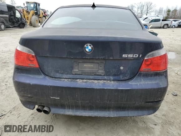 ✅ 2007 BMW 5 Series 550i • VIN: WBANB53537CP03814 • Lot: 47264345. Listed on Copart with 203,544 mi. Free auction sales archive from the USA and detailed vehicle history report at DreamBid. Image 6.