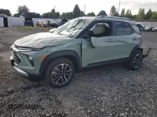 2025 Chevrolet TrailBlazer LT с VIN KL79MRSLXSB086333, выставлен на аукционе Copart как лот 72030535 с пробегом 7 610 миль миль и Списание • Salvage title. История ставок и продаж доступна на DreamBid. Изображение 1.