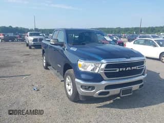 ✅ 2021 Ram 1500 Big Horn • VIN: 1C6RRFBGXMN722277 • Lot: 42869157. Wystawiony na IAAI z przebiegiem 77 288 mil. Bezpłatny archiwum sprzedaży aukcyjnych z USA i szczegółowy raport historii pojazdu na DreamBid. Zdjęcie 1.