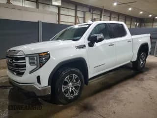 ✅ 2025 GMC Sierra 1500 SLT • VIN: 1GTUUDED9SZ124565 • Лот: 90491845. Опубликован ранее на Copart с пробегом 28 295 миль. Бесплатный доступ к архиву аукционных продаж из США и подробный отчёт об истории автомобиля на DreamBid. Изображение 1.