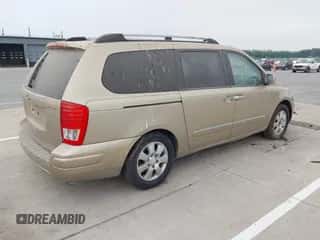 2007 Hyundai Entourage GLS z VIN KNDMC233976026761, wystawiony jako IAAI lot #42681675 z przebiegiem Nie podano mil oraz . Historia ofert i sprzedaży dostępna na DreamBid. Obrazek 4.