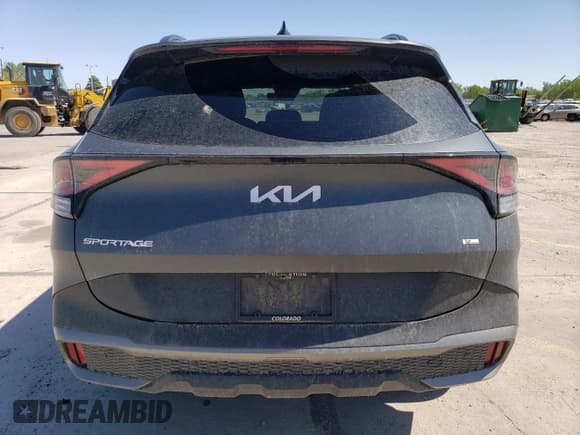 ✅ 2023 Kia Sportage X-Line • VIN: KNDPYDAH0P7107196 • Lot: 56599175. Listed on Copart with 21,812 mi. Free auction sales archive from the USA and detailed vehicle history report at DreamBid. Image 6.