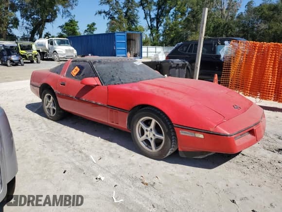 ✅ 1987 Chevrolet Corvette • VIN: 1G1YY2186H5100705 • Lot: 87245455. Listed on Copart with Not provided. Free auction sales archive from the USA and detailed vehicle history report at DreamBid. Image 4.