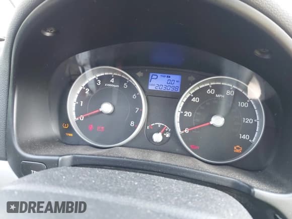 ✅ 2011 Hyundai Accent GLS • VIN: KMHCN4AC8BU603235 • Лот: 41909052. Опубликован ранее на IAAI с пробегом 203 098 миль. Бесплатный доступ к архиву аукционных продаж из США и подробный отчёт об истории автомобиля на DreamBid. Изображение 7.